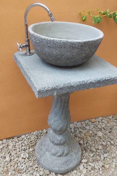LAVAMANOS ESTILO COLONIAL PIEDRA